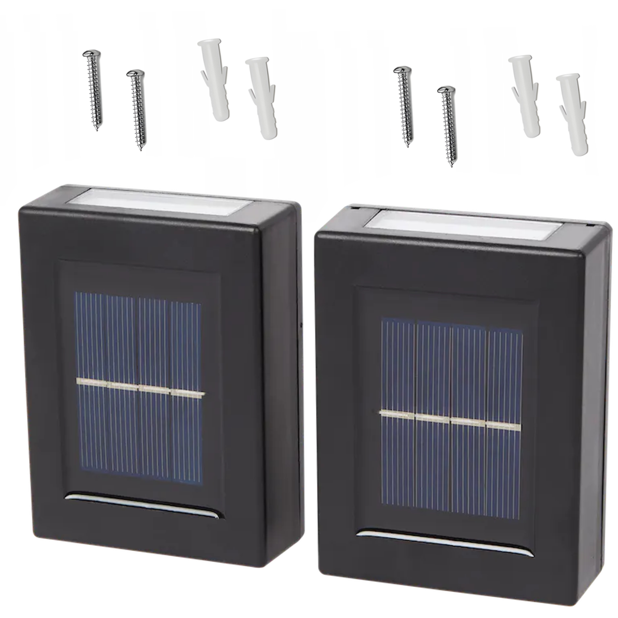 

2x lampa elewacyjna kinkiet ogrodowy ścienny solar