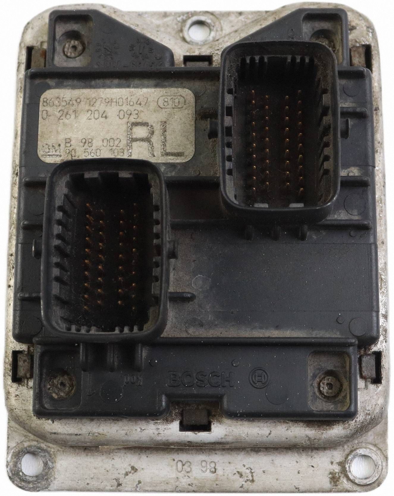 OPEL ASTRA G II module control unit of the engine 1.2 16V 0261204093