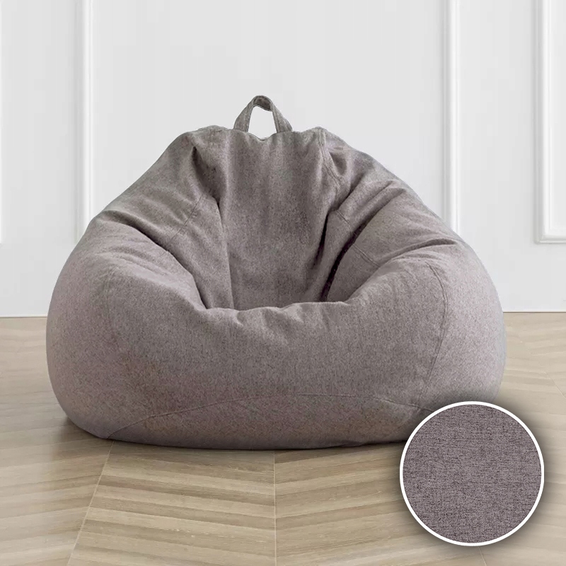 Pufa Worek do Siedzenia 185L Eko Ciemnoszary Stan opakowania oryginalne