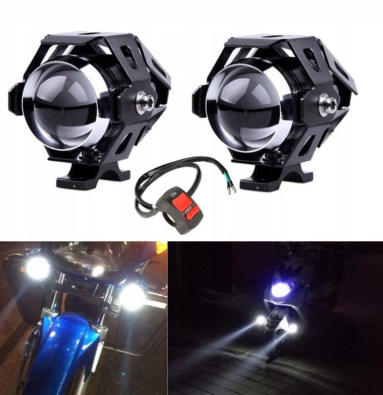 2x Halogen reflektor motocyklowy LED CREE XML EAN (GTIN) 4016784564191