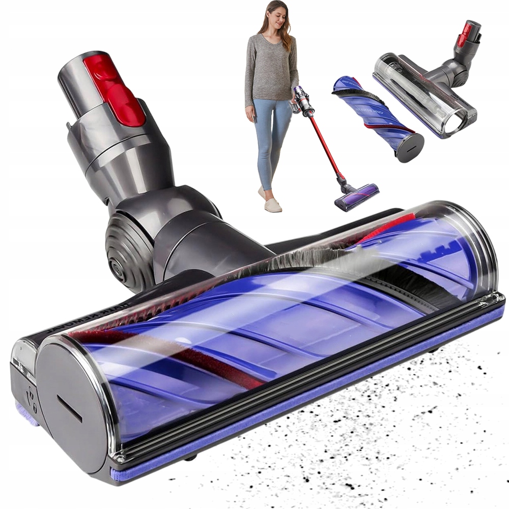 Ssawek Szczotka Obrotowa 180° Do Wszystkich Podłóg Panel Parkiet Dywan