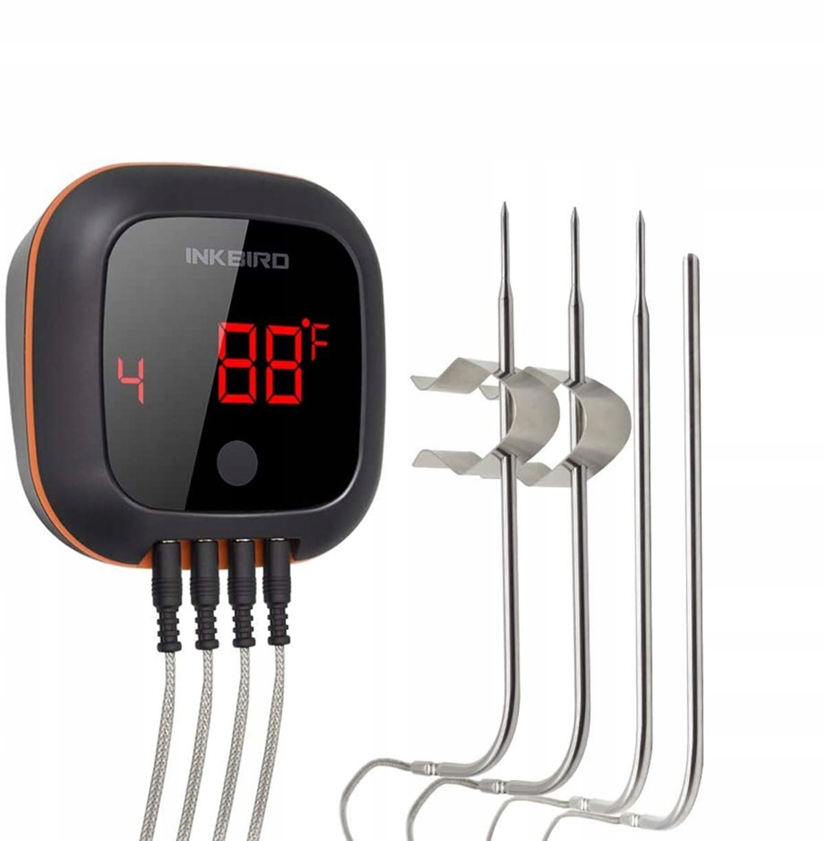 Inkbird IBT-4XS digitálny teplomer na grilovanie Bluetooth so 4 sondami