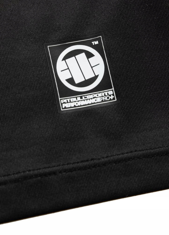 PITBULL WEST COAST MĘSKA KOSZULKA SPORTOWA HILLTOP SPORTS CZARNA BLACK M Dekolt okrągły