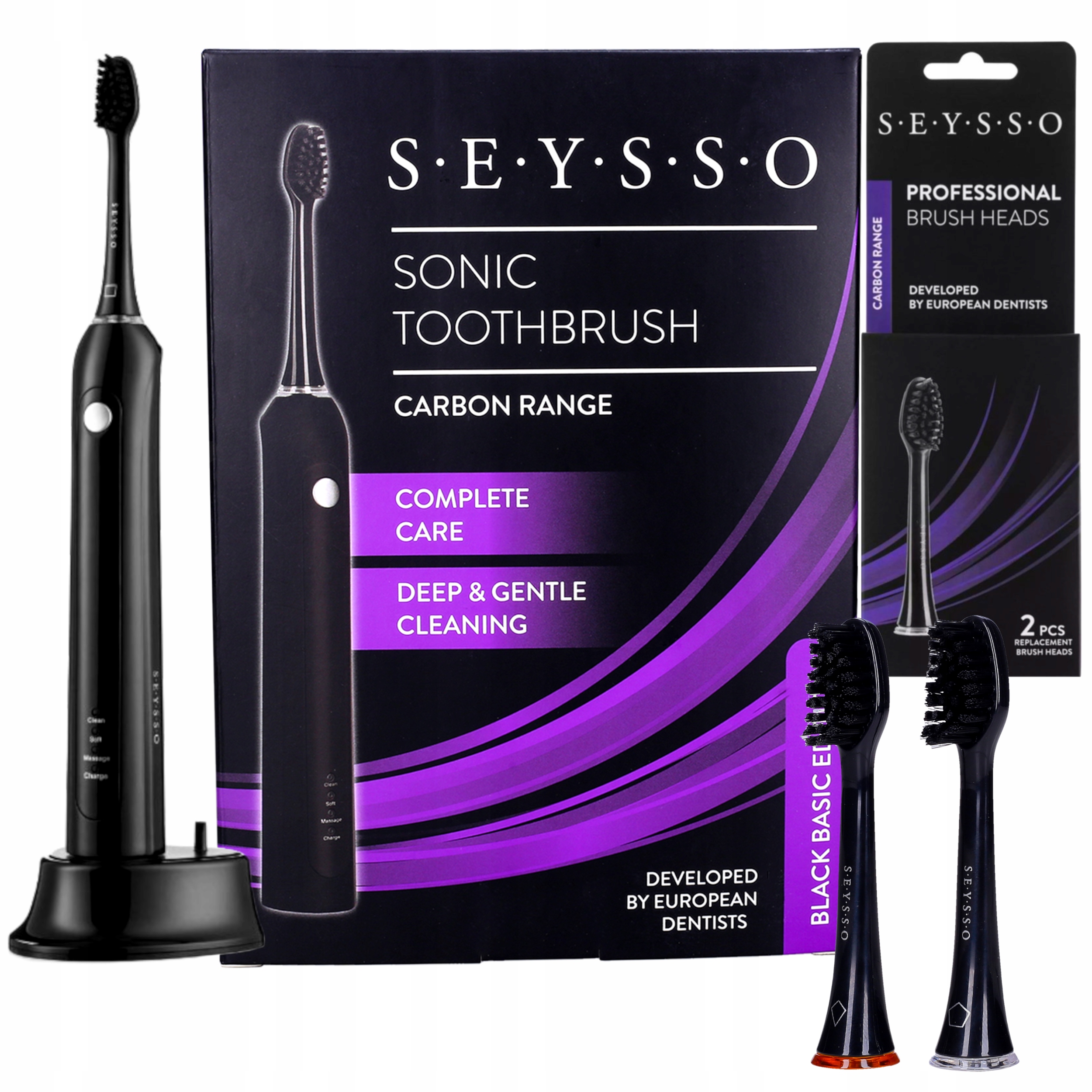 

Szczoteczka Elektryczna Seysso Black 3x Końcówka
