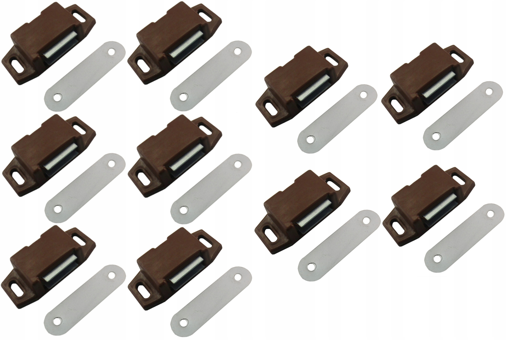 

Zamek Magnetyczny Zatrzask Meblowy Magnes 10 Brąz