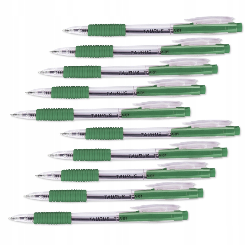 

Długopis Automatyczny Taurus Zielony Zestaw 10 szt