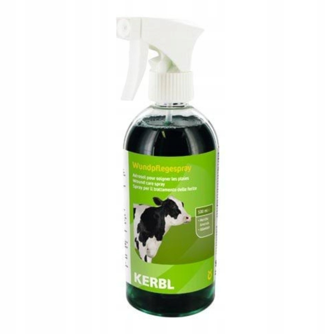 Sprej pro péči o rány s alantoinem a mátovým olejem Wound 500 ml Kerbl