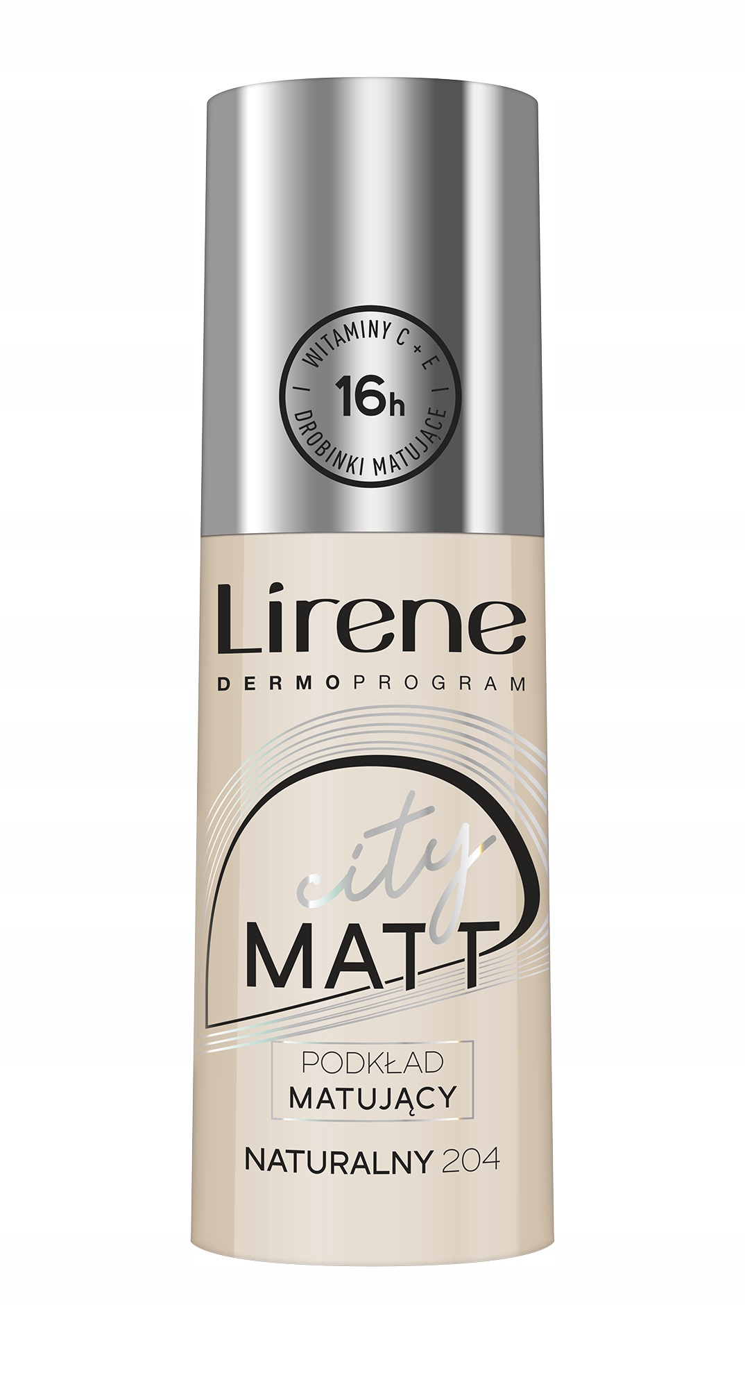LIRENE CITY MATT FLUID MATUJĄCO-WYGŁADZAJĄCY - NATURALNY 204