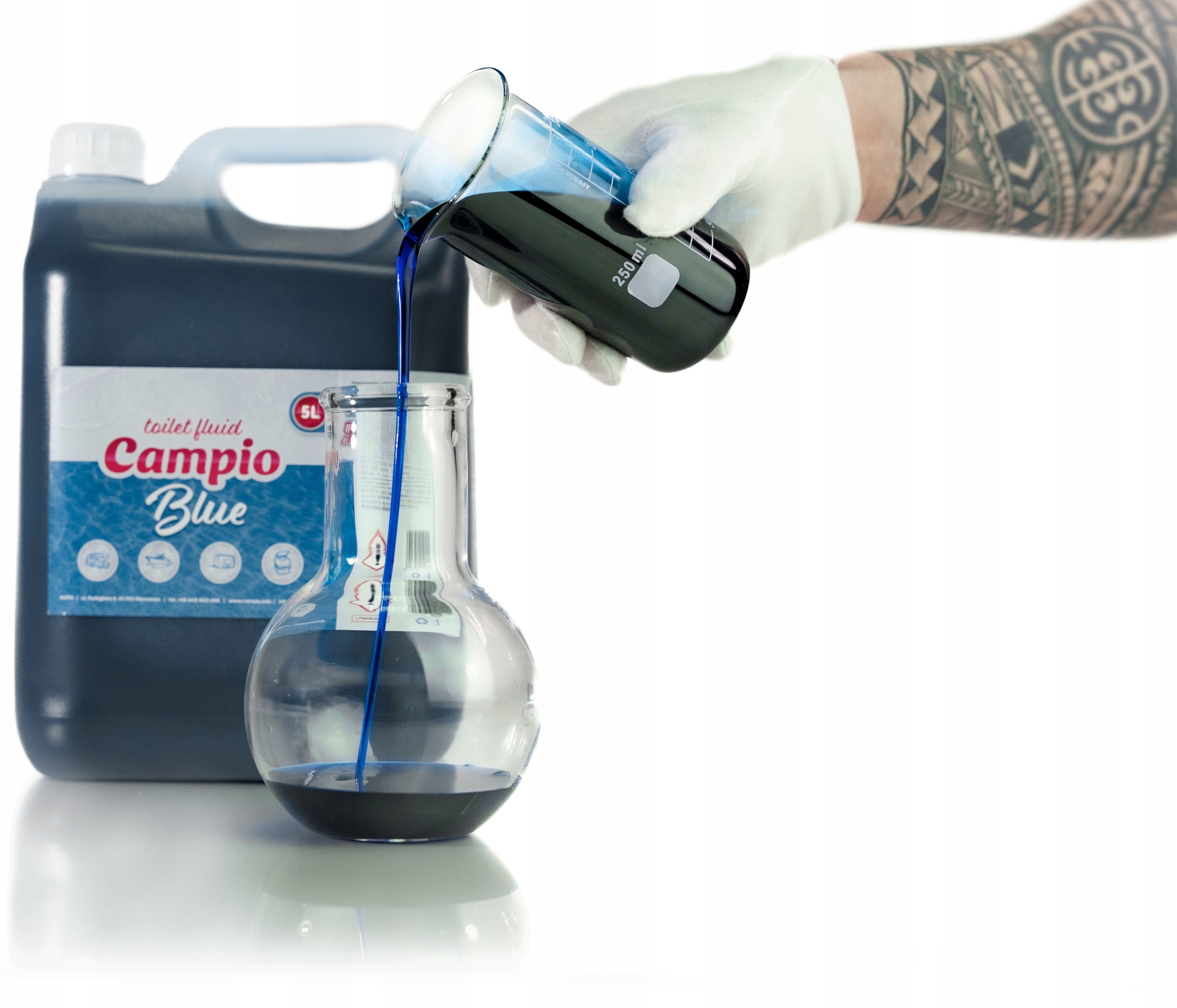 PŁYN DO TOALET TURYSTYCZNYCH KONCENTRAT 5L BLUE