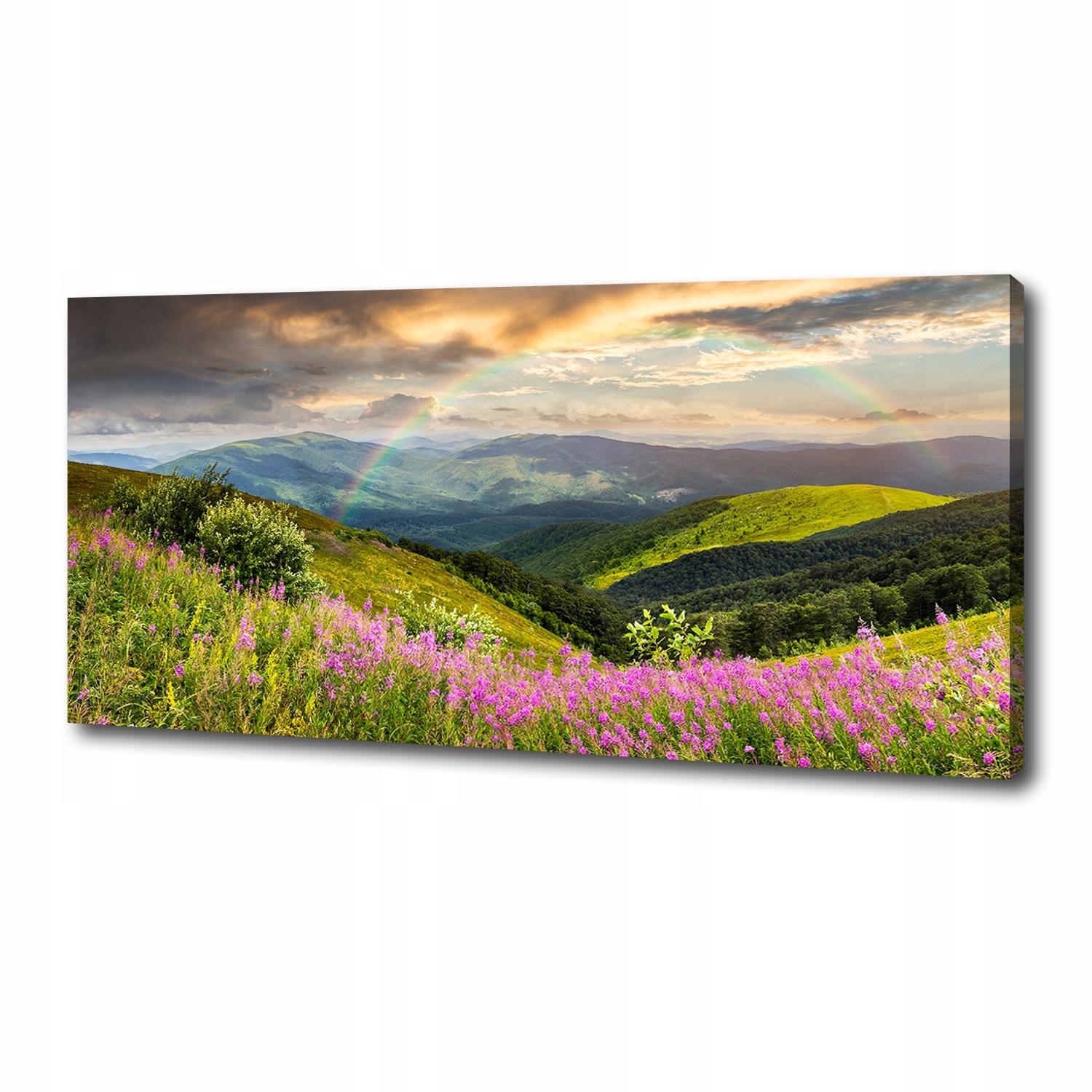 

Foto obraz na płótnie Górski pejzaż 125x50 cm