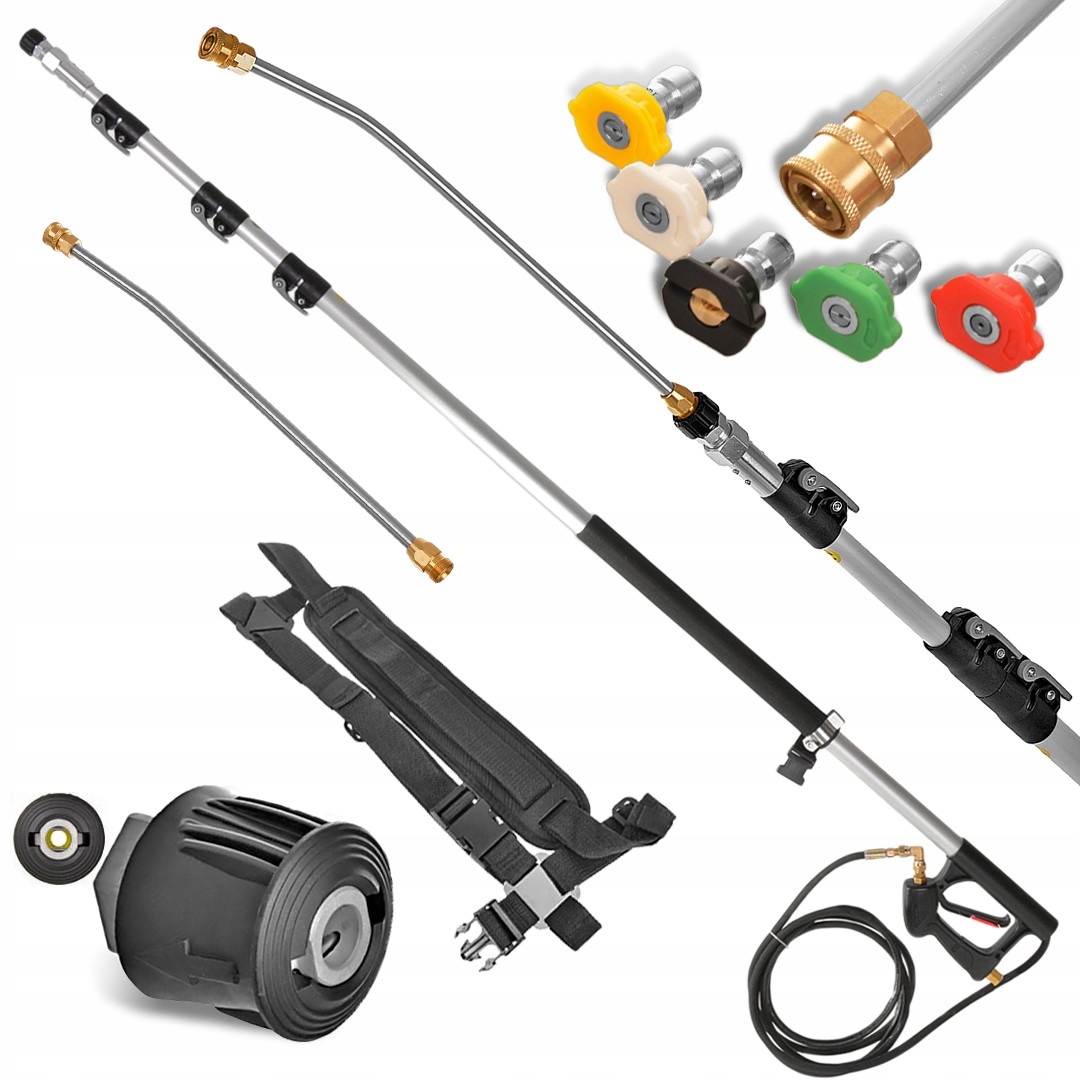 Lanca Teleskopowa 5,5m Pas 5x Dysza do myjki Stihl Nilfisk Husqvarna Gerni