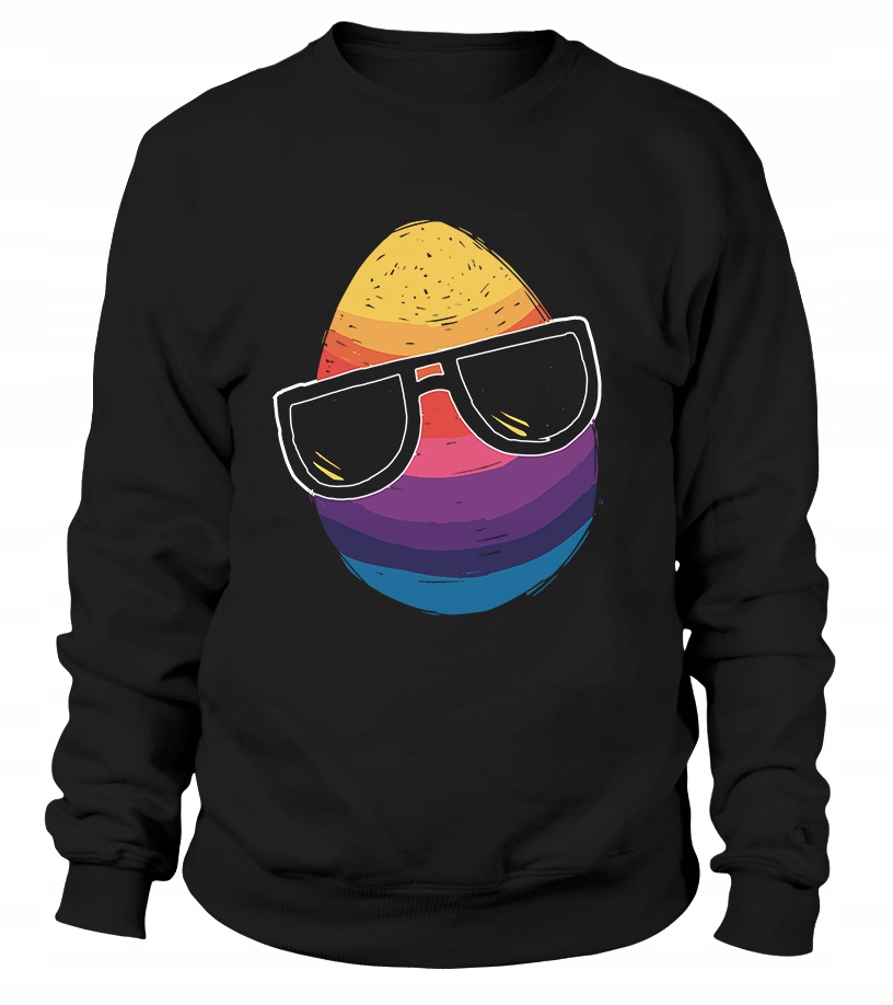 Pánská Mikina Easter Egg Chill XL Černá Dárek pro chlapce, pro něj chlap