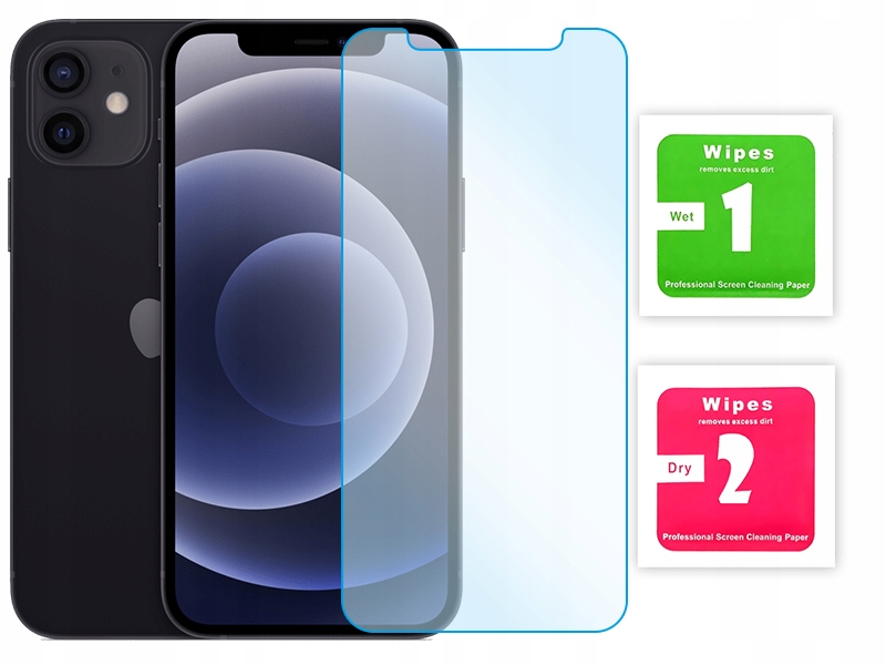 SZKŁO HARTOWANE OCHRONNE PŁASKIE SZYBKA OCHRONA EKRANU do IPHONE 12 MINI