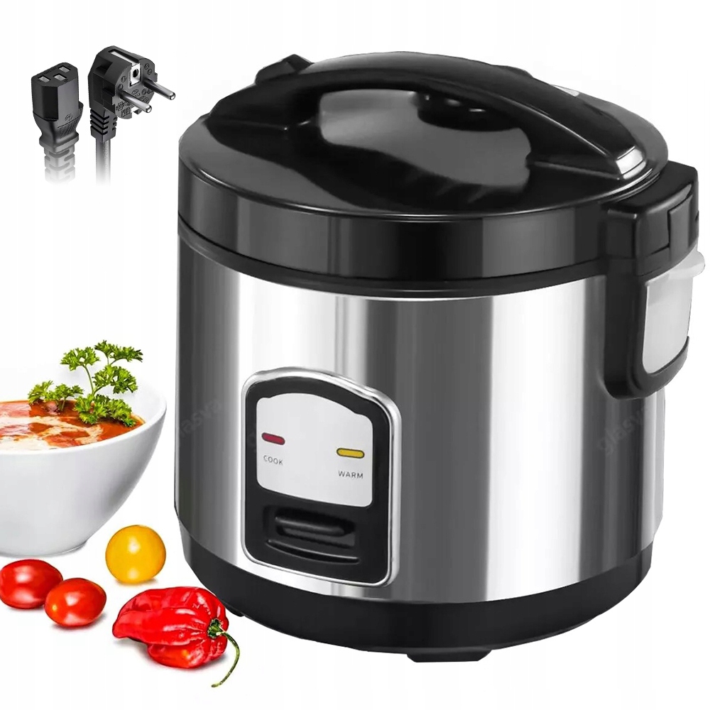 Elektrický Multicooker 2 L 400 W, Vyjímatelný Vnitřní Hrnec, Černý, Premium