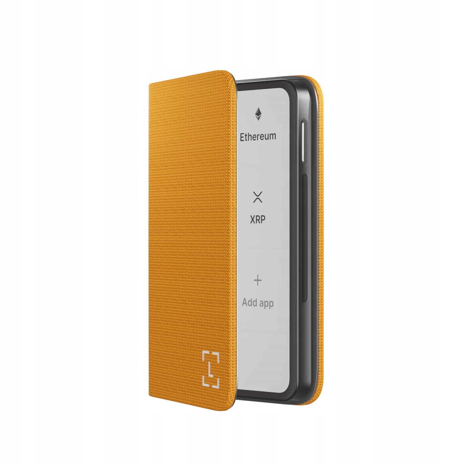 Magnetické Pouzdro Pouzdro pro Ledger Stax Magnet Shell Btc Orange