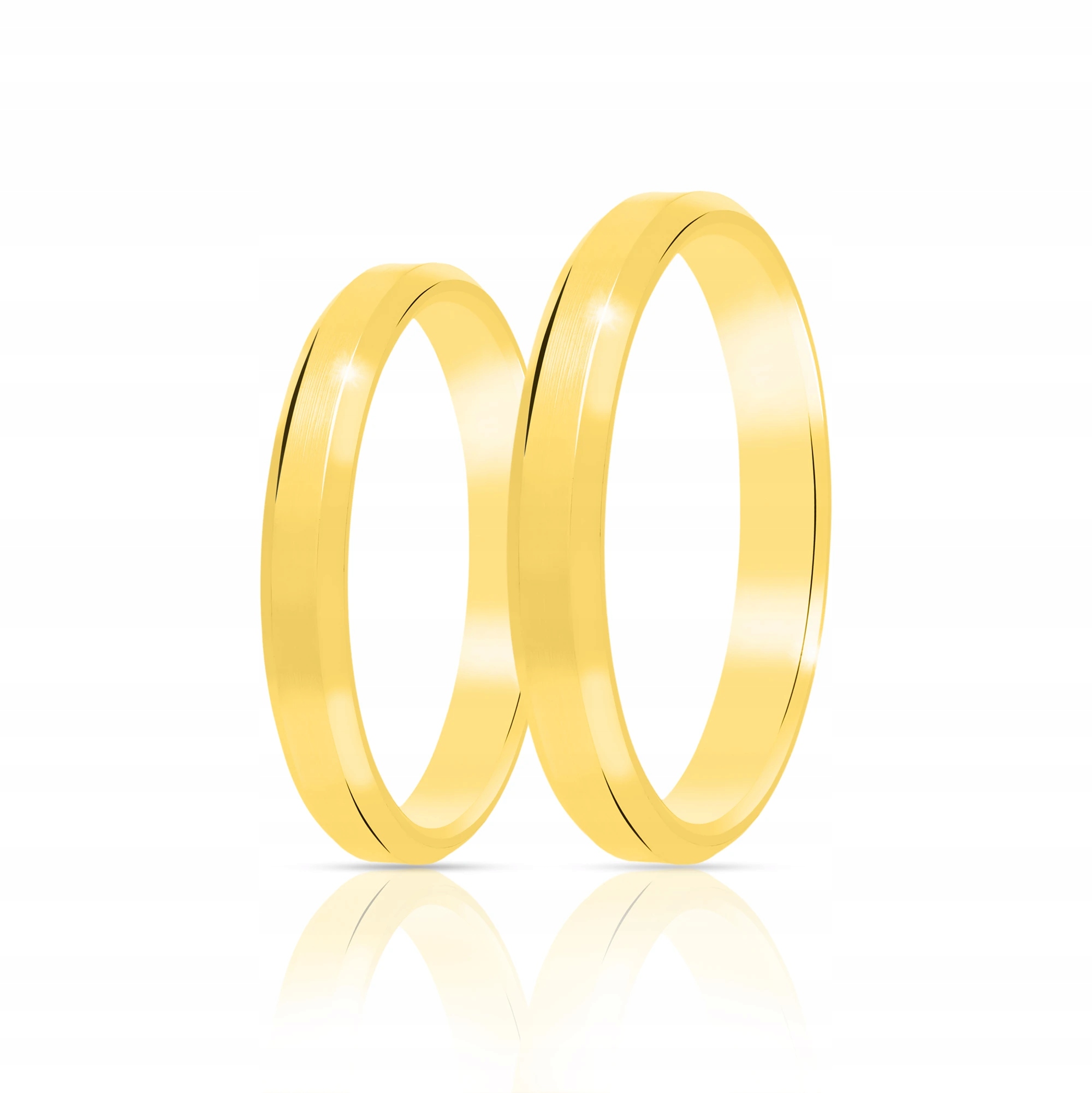 Snubní prsten 585 Klasický 4 mm, velikost 15-23