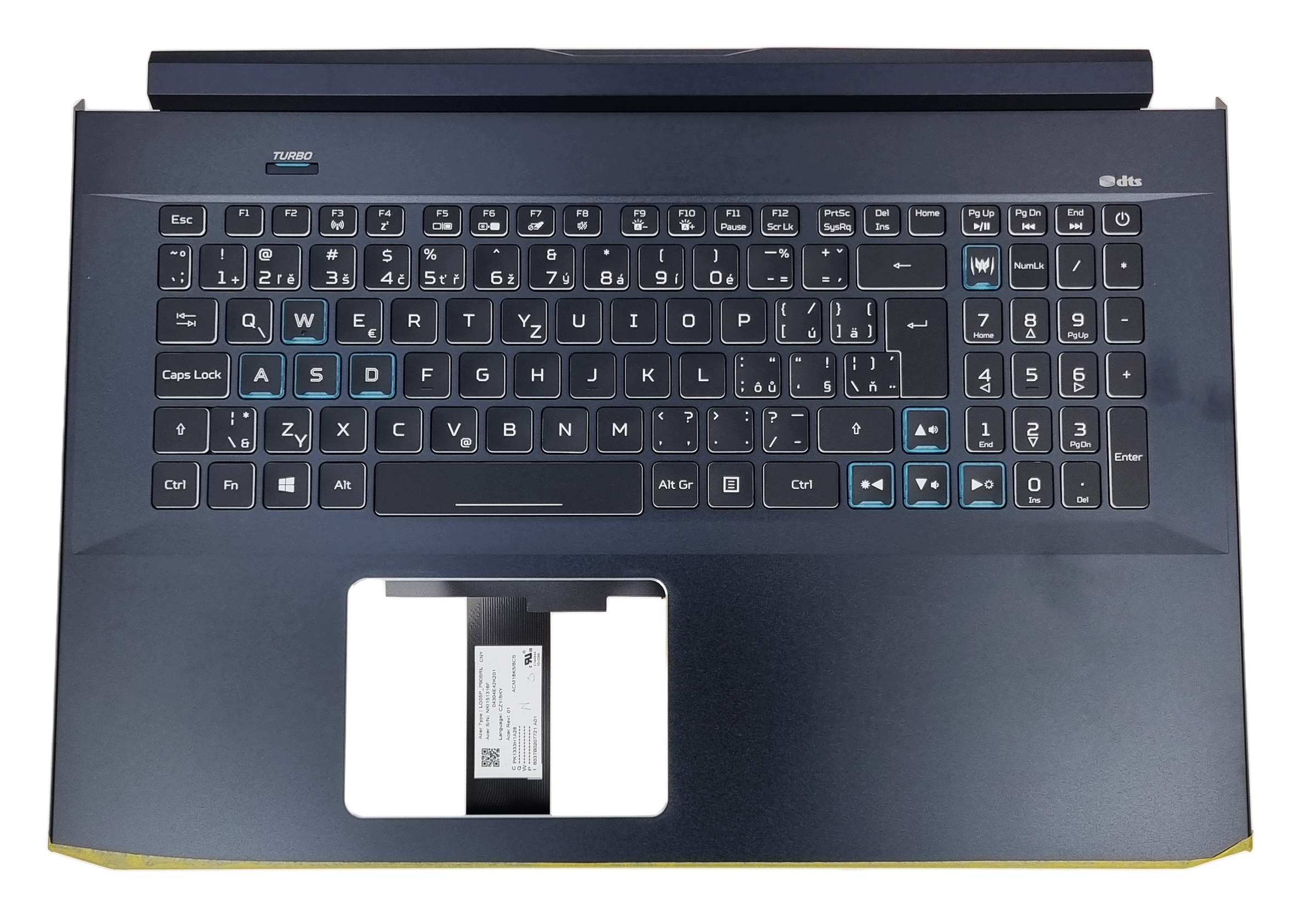 Nová Krytka Klávesnice Acer Predator Helios 300 PH317-54, Česká