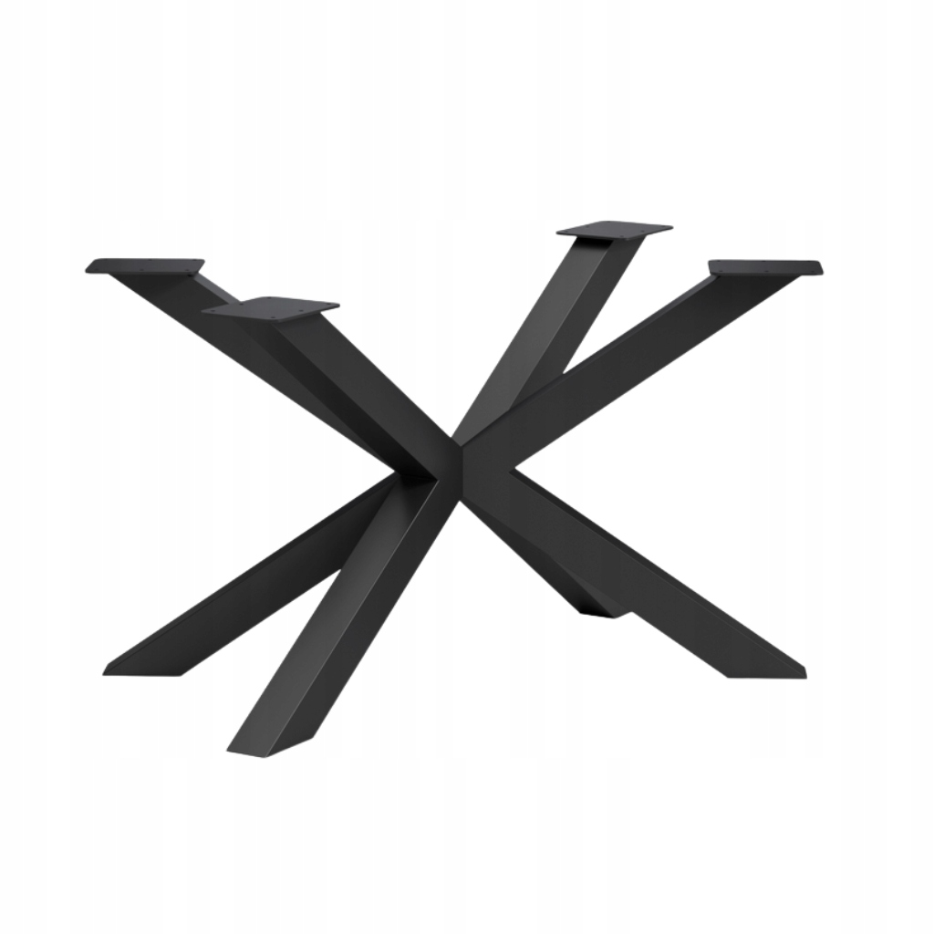 Kovová Noha Kovový Rám Na Stôl Pavúk Loft 75x72 CM Čierna