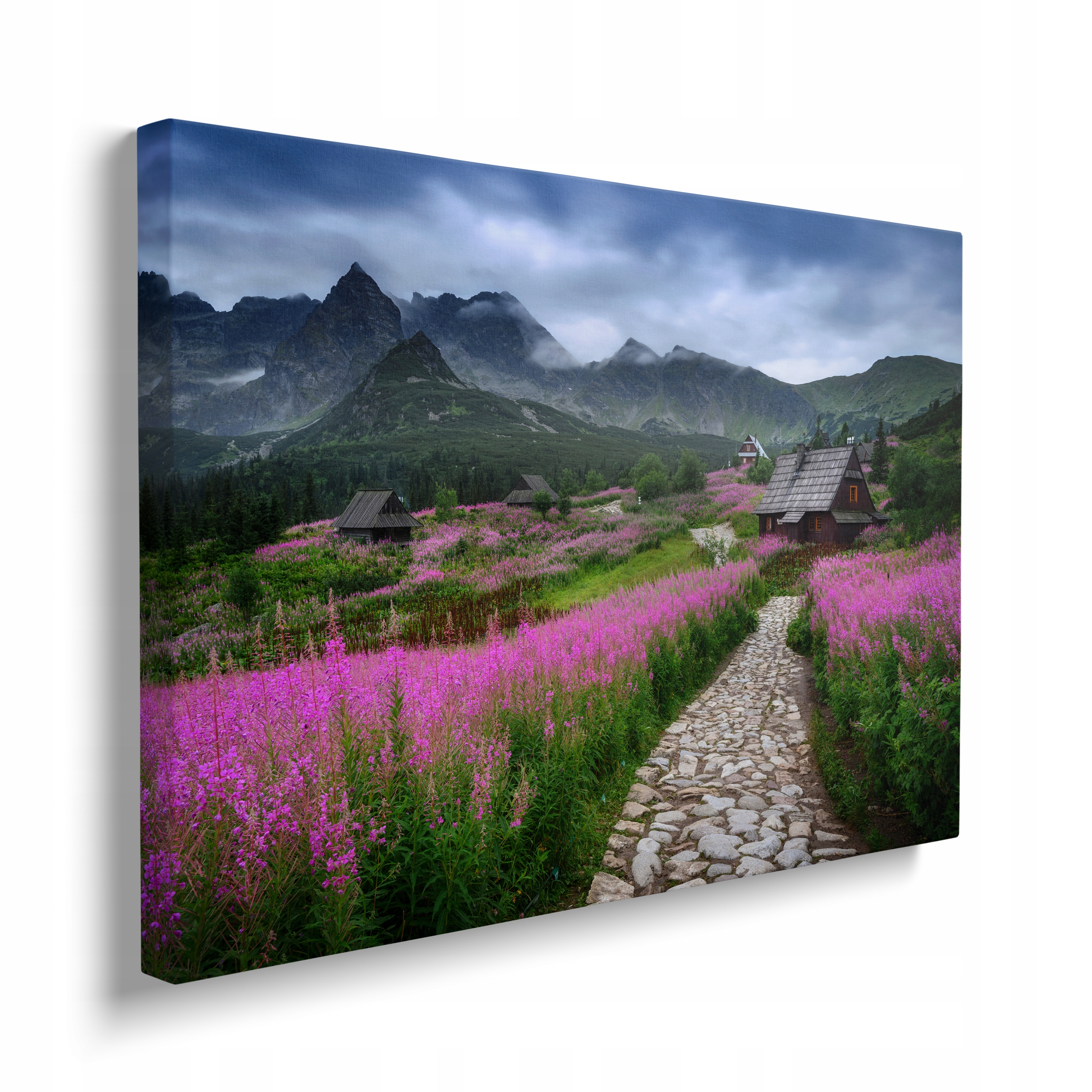 Obraz na ścianę Krajobraz górski płótno premium polana Tatry 120x80 cm