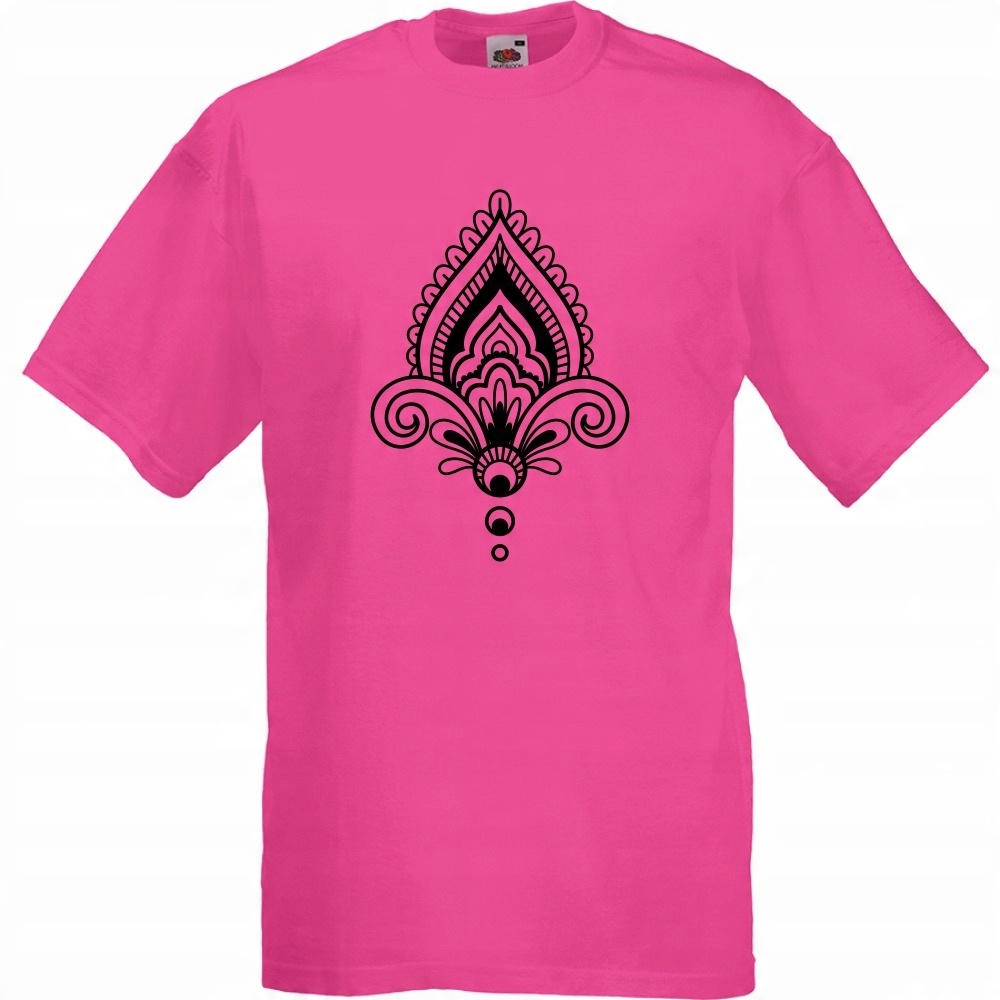 

Koszulka mandala symbol L fuksja