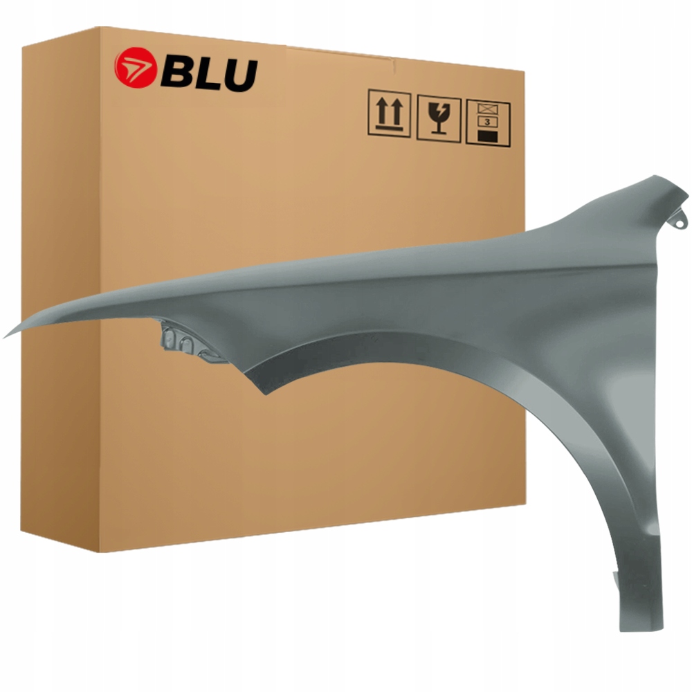 Blu Blatník Škoda Superb II 3T LF7Y levý šedý 08-13 přední SedaMetal