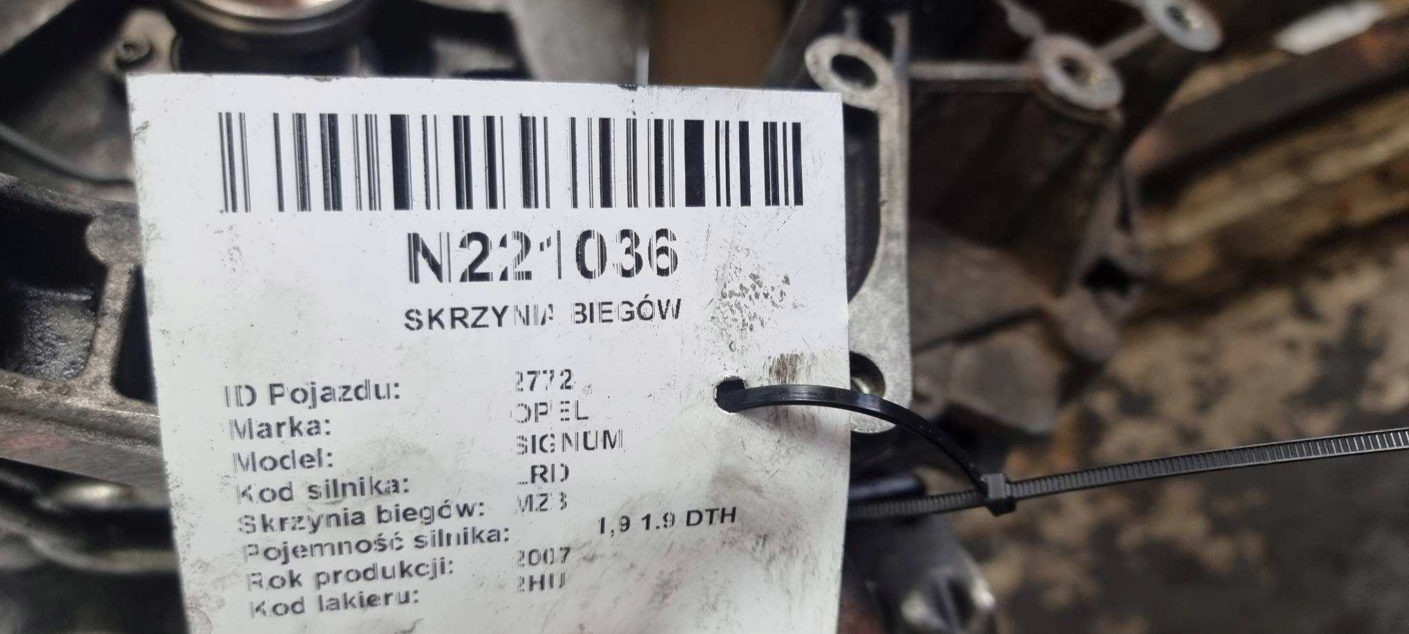 Getriebe F40 1.9 DTH 183 KM OPEL SIGNUM