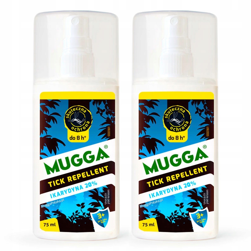

2x Spray Mugga Preparat Środek na Kleszcze Komary