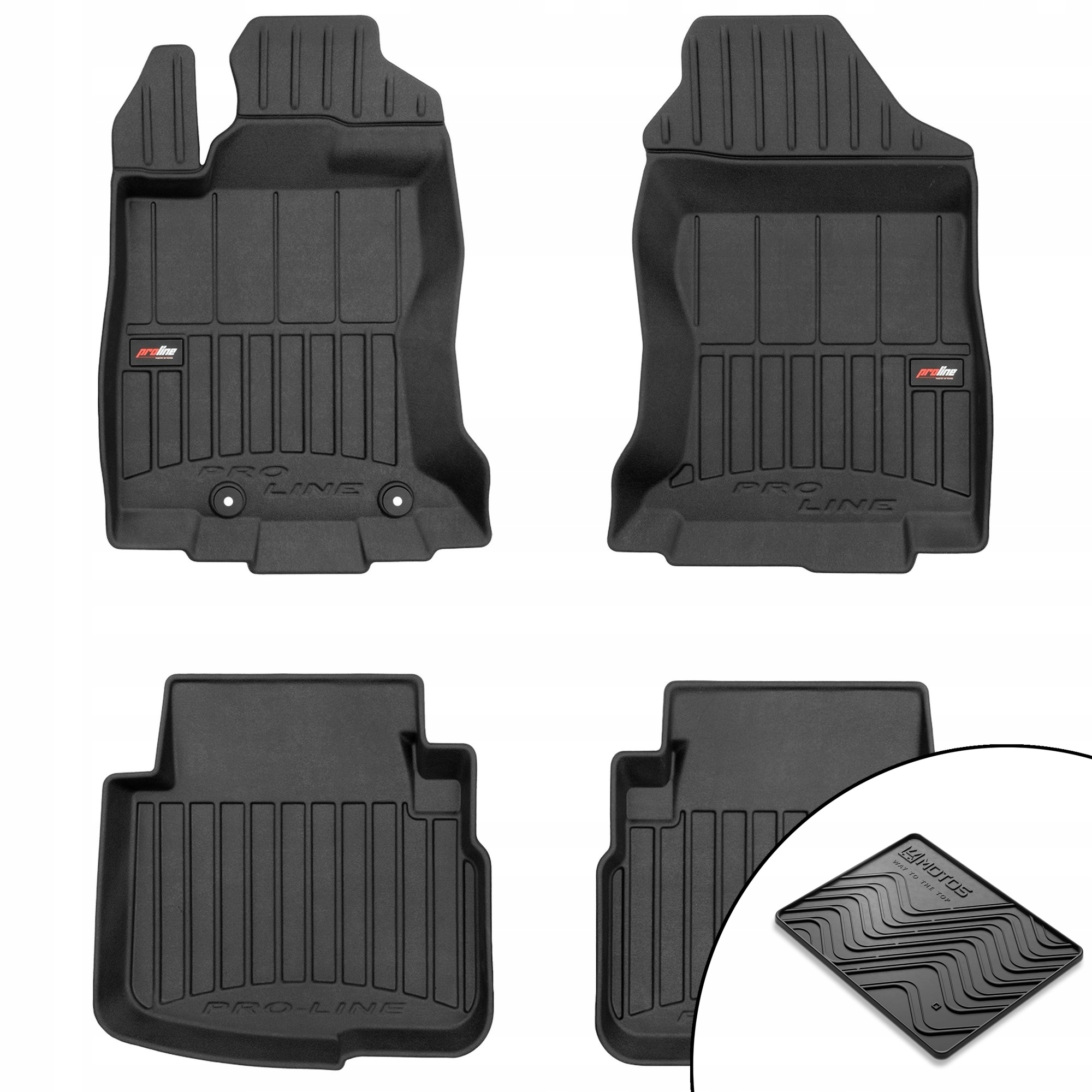 3D gumové rohože Subaru Outback VI od roku 2020 rohož zdarma