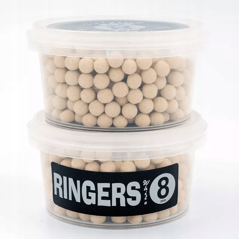Ringers White Shellfish Boilies 8mm