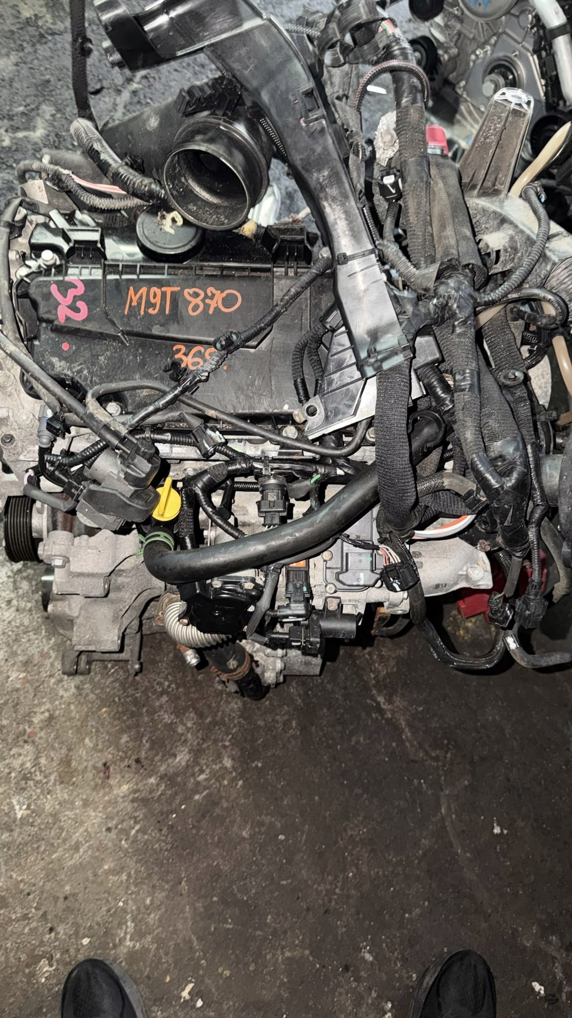 moteur complet RENAULT MASTER M9T870 130TYS KM