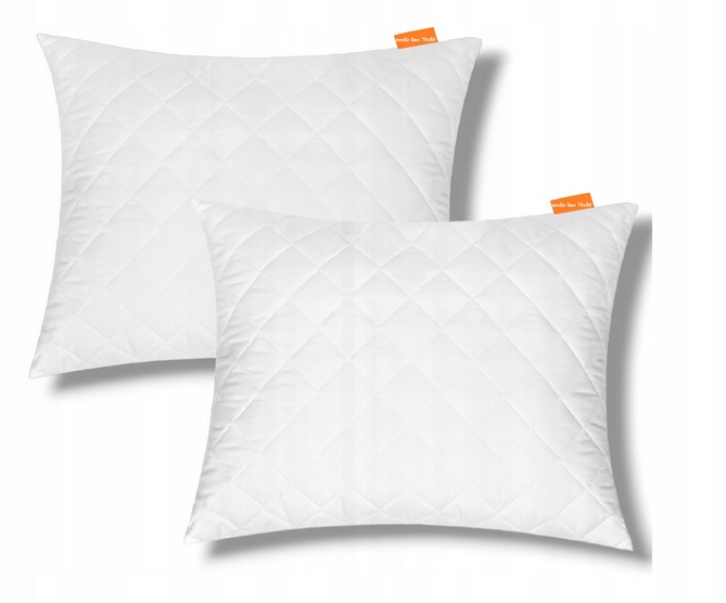 2x Polštář 70X80 Antialergický Prošívaná Zámek Polský výrobek