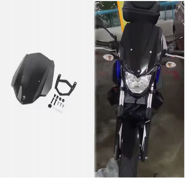 TopX Tmavé Príslušenstvo 33CM Yamaha MT-03 MT03 Mt 03 16 19 Ovečka