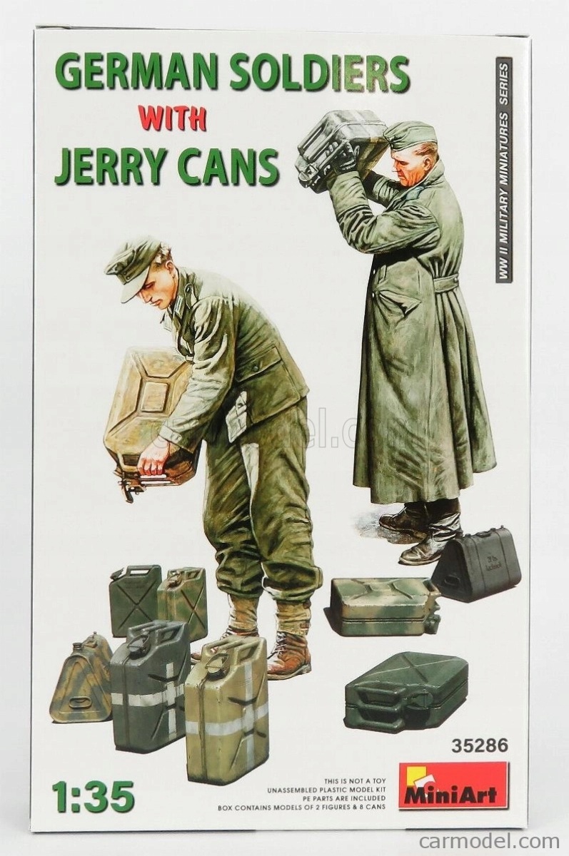 Miniart Figures German Soldiers With Jerry Cans 1945 1:35