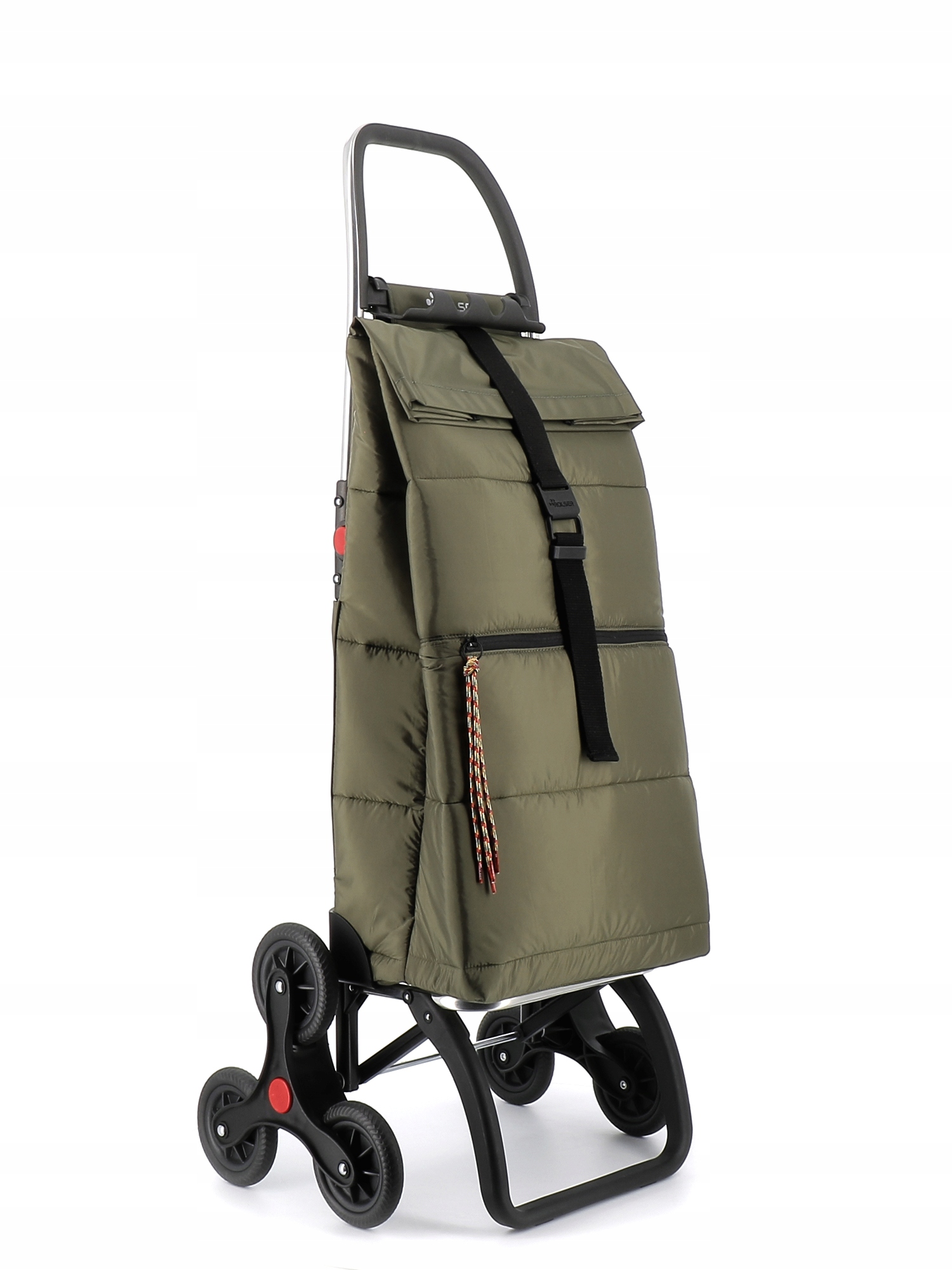 Rolser Big Polar 6L Vozík na kolečkách nákupní taška Khaki