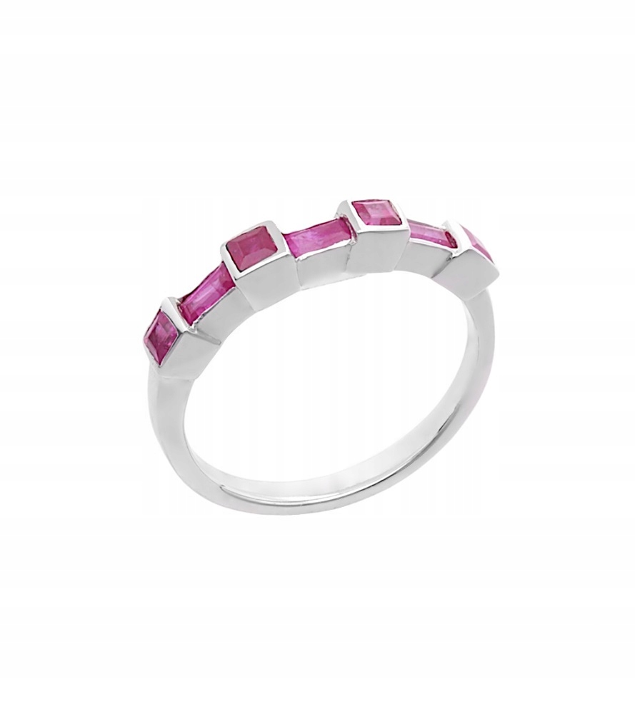 Prstýnek Ag 925 Rubín 3161-R-RU-WP vel. 10