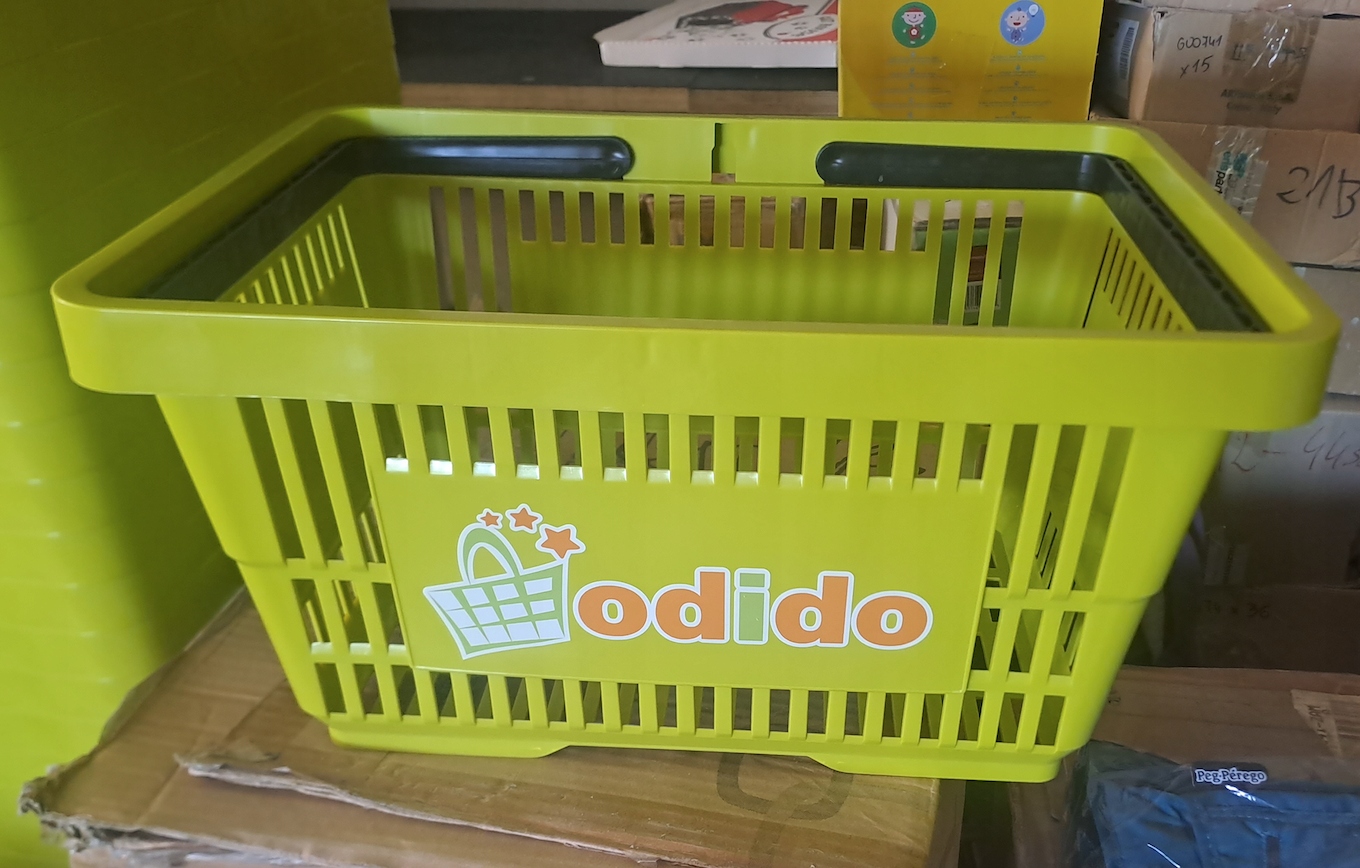 KOSZYK KOSZ SKLEPOWY NOWY ODIDO 22L