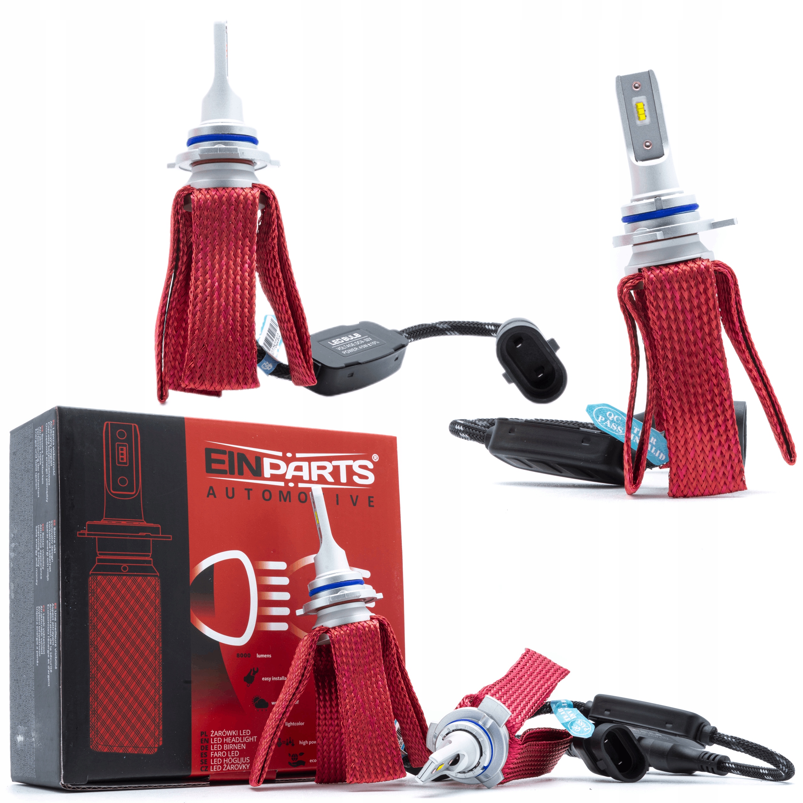 Led Žiarovky 12V 24V HIR2 9012 Canbus 6000K Biele