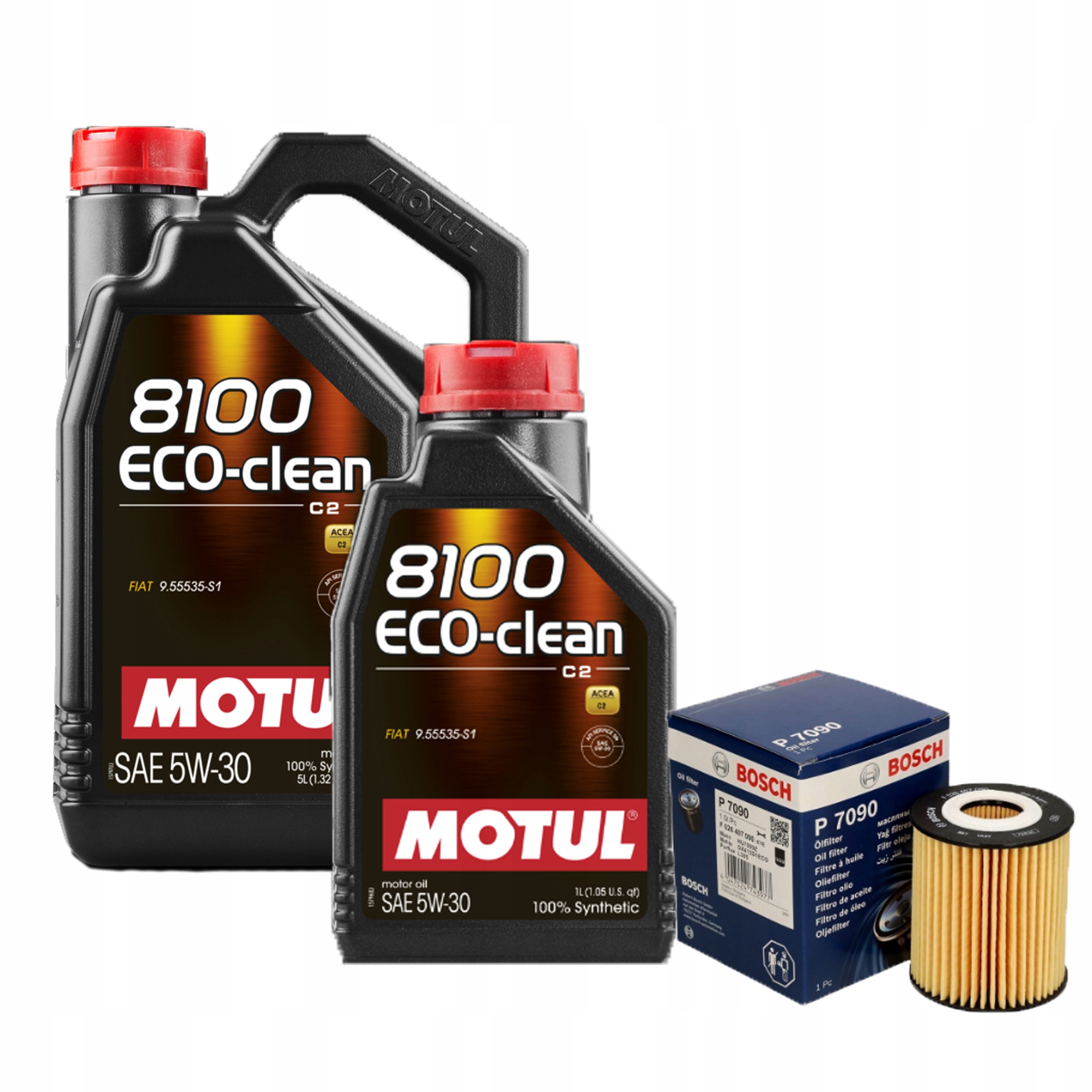 026 407 - Масляний фільтр Motul ECO 5W30 для Toyota Auris E15 2.2 D4D