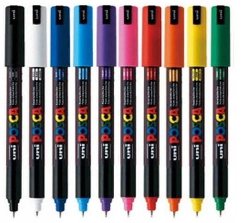 

Marker z farbą plakatową Posca PC-1MR, 10 sztuk