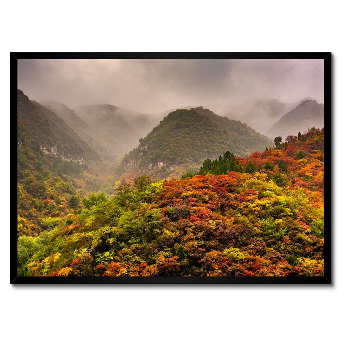 Plakáty v rámu 70x50 Krajina Pohled
