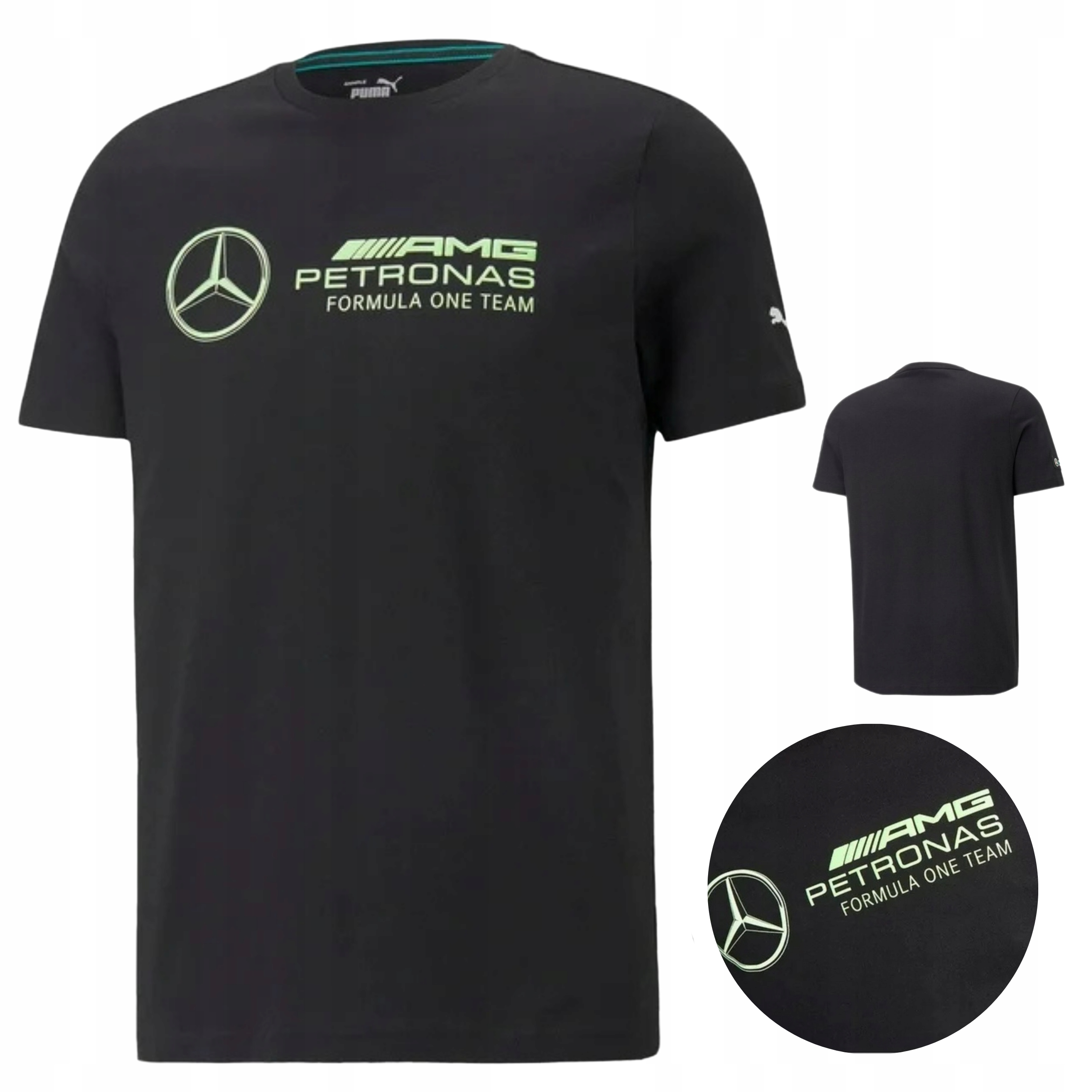 Tričko Pánské Černé Puma MAPF1 Logo 534917 01 vel. M