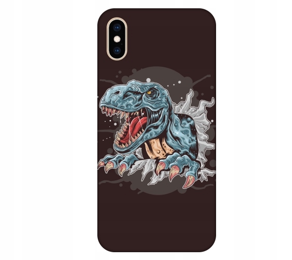 

Etui na telefon iPhone X / Xs Tyranozaur T.Rex din