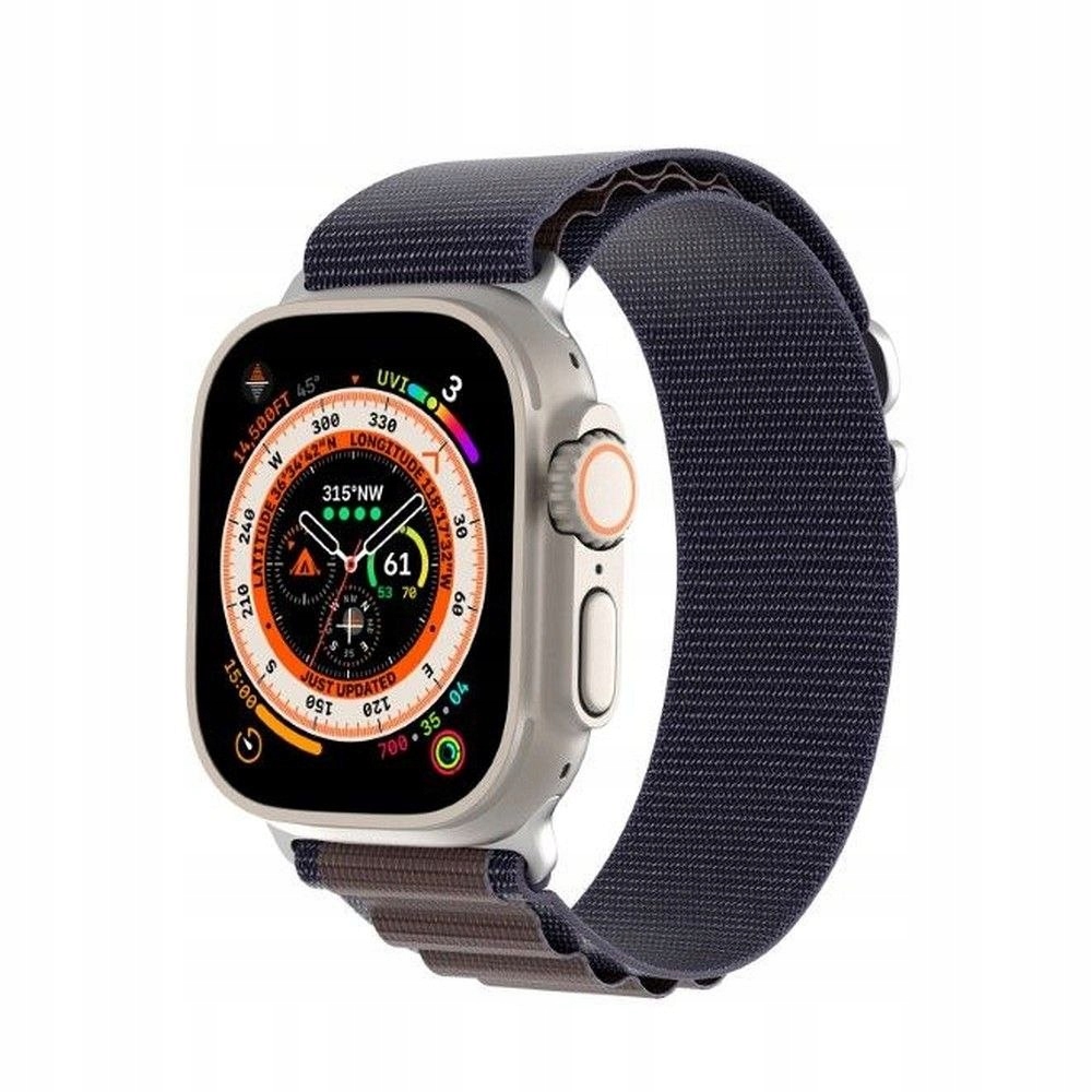 Dux Ducis pasek Gs nylonowy do Apple Watch 42 44 45 49 mm indigo