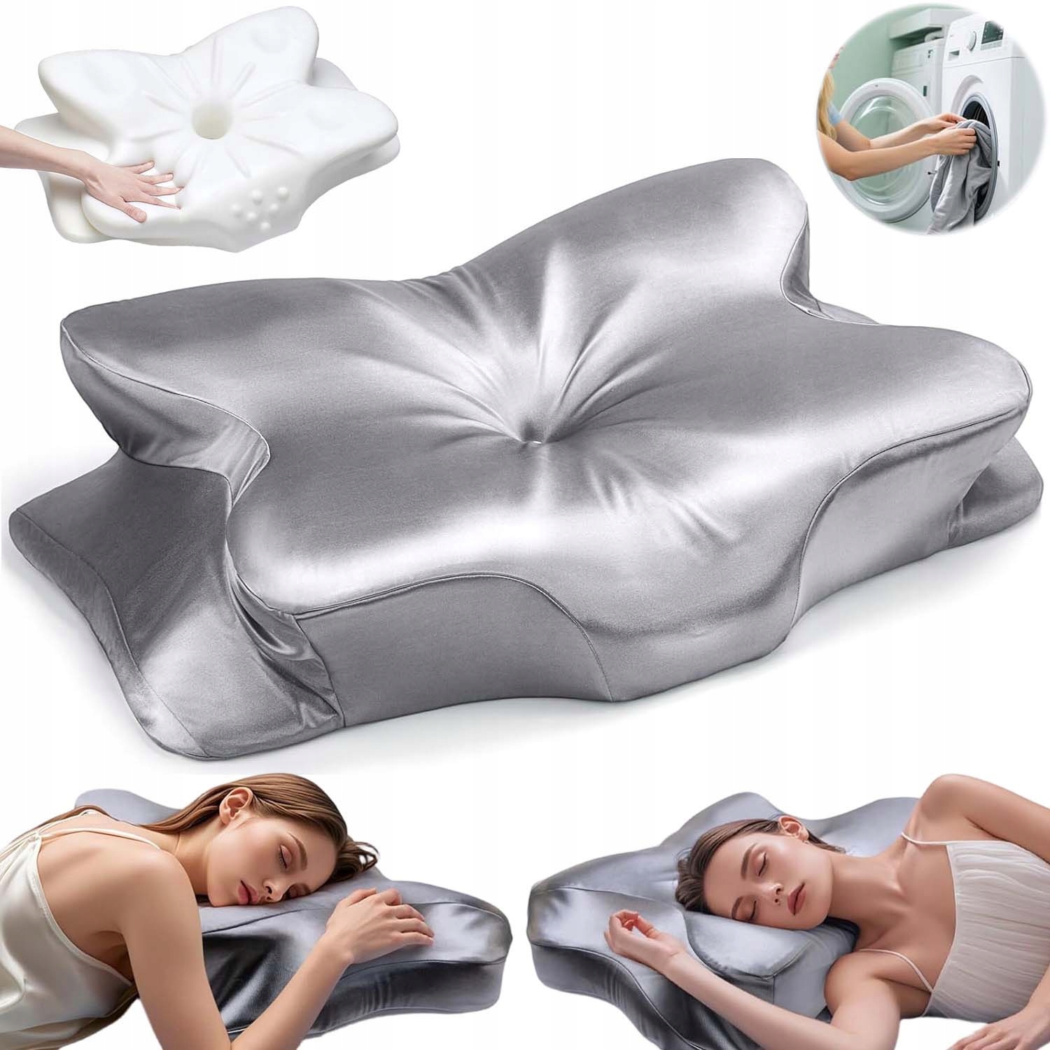 Poduszka Ortopedyczna Profilowana Memory Pianka Profilowana