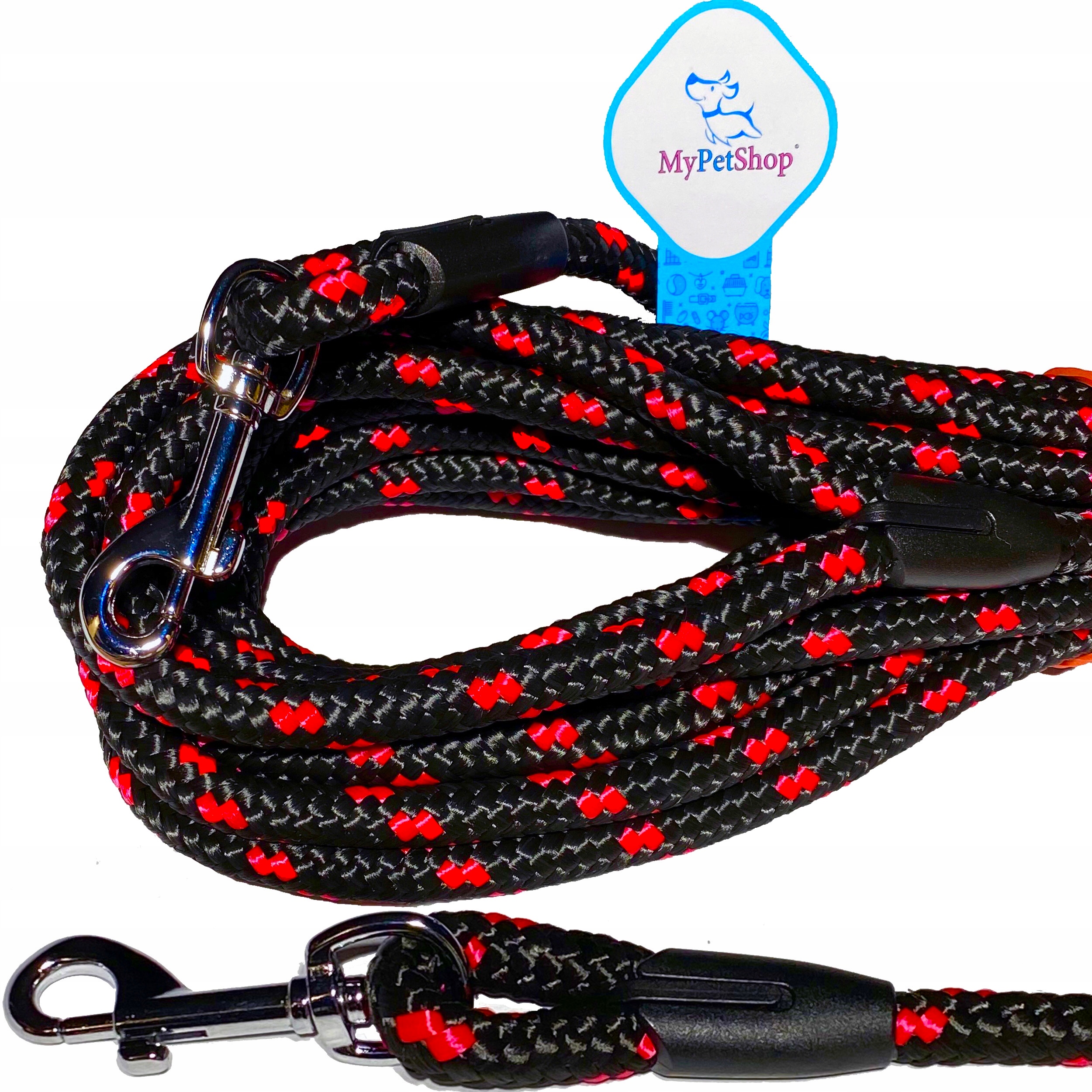 

Smycz dla psa Treningowa Lina 5m. B. mocna 10mm!!!