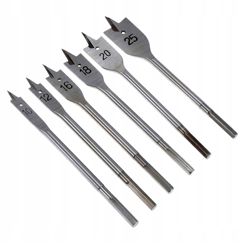 

Wiertła Drewna Płaskie Łopatkowe Piórkowe 6-25 6el