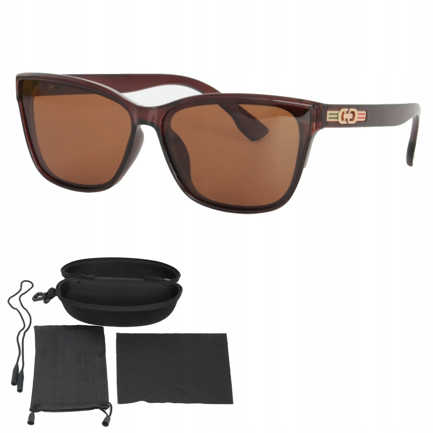 Každodenní třída: PR9107 C2 – Hnědé brýle pro sebevědomé Polar Fashion