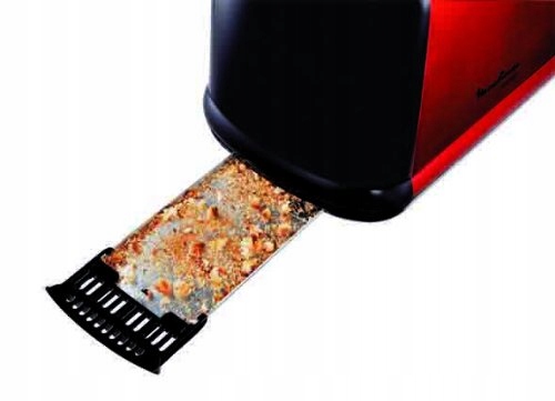 MOULINEX Toster Stal Nierdzewna Czerwony Czarny — miniatura 3