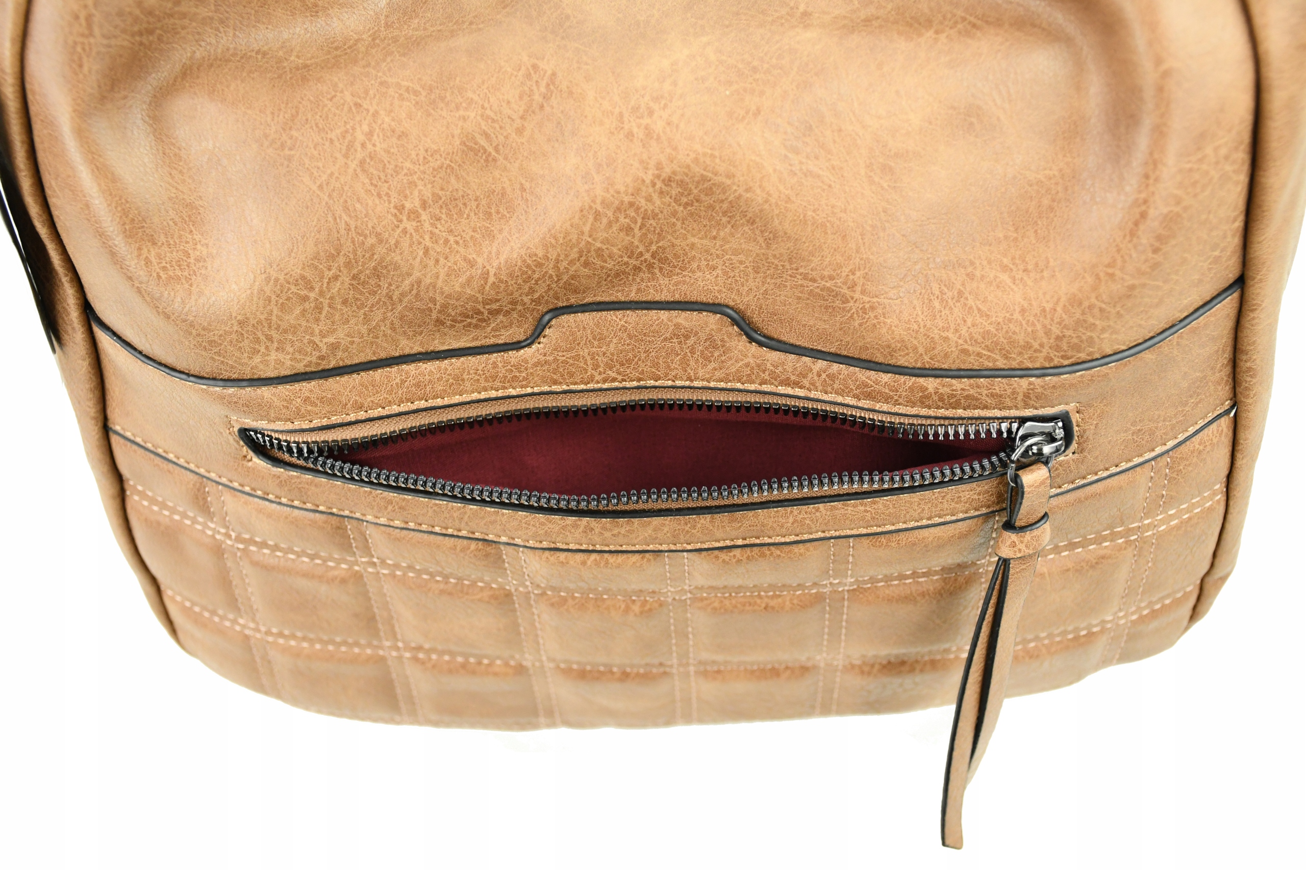 TOREBKA LISTONOSZKA damska miękka worek na ramie torebki długi pasek Styl miejski