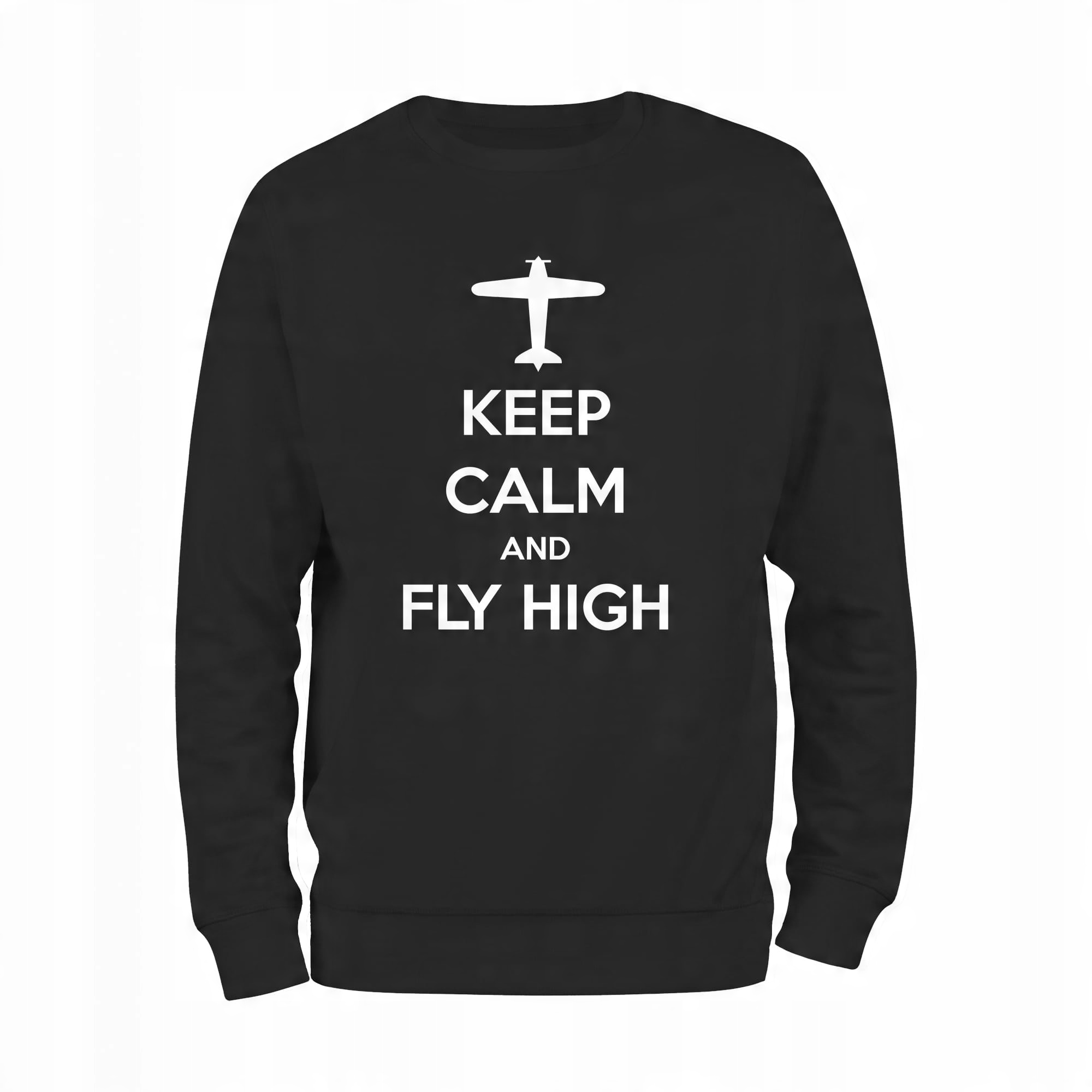 

Keep Calm Fly High latanie samoloty bluza męska